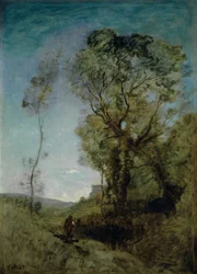 The Italian Villa behind the Pines, 1855-65