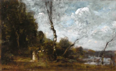 Three Peasant Women by a Wood