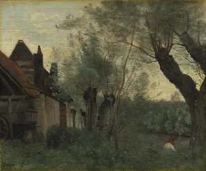 Willows and Farmhouse at Sainte-Catherine-lès-Arras