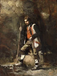 Young Italian Boy on the Mountain