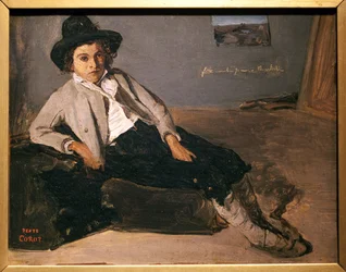 Young Italian seated