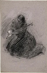 Saint Francis (front); Two Figures (back)