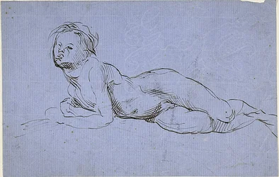 Young Boy Reclining