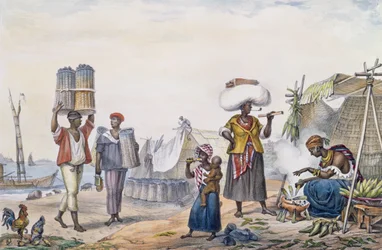 Black People Selling Coal and Maize, from 