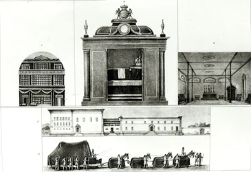 Funerary Procession and Monument of Emperor Leopold, from 