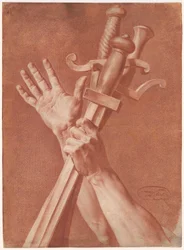 Hands of Horatius from The Oath of the Horatii