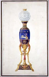 Design for a Porcelain Lamp