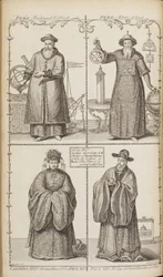 Portraits of Ferdinand Verbiest, Adam Schall, Candida Xu and Xu Guangqi From A description of the e