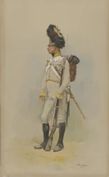 A Standing Grenadier of the Municipal Guard