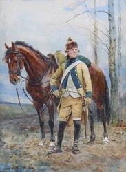 Dragoon of the Legion de Flandres in 1763-1766