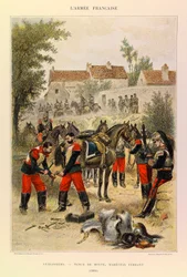 Types and Uniforms of the French Army: Cuirassiers; Road-handling; Marechal Ferrant in 1886