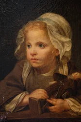 Girl with Capuchin (detail)