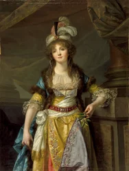 Portrait of a Lady in Turkish Fancy Dress