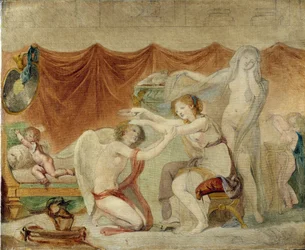Psyche crowning Love