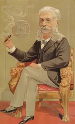 Baron Alphonse de Rothschild, Illustration from Vanity Fair