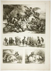 Plate 33 of 38 from Oeuvres de J. B. Huet