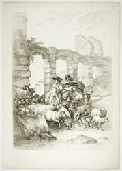 Plate Twelve of 38 from Oeuvres de J. B. Huet