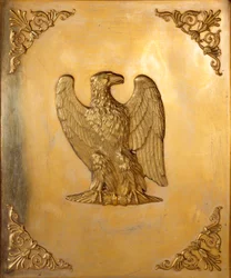 Decorated Lid of the Imperial Eagle, Symbol of Emperor Napoleon I (1769-1821)