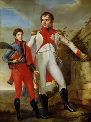 Louis Bonaparte (1778-1846), King of Holland, and Louis Napoleon (1804-31), Crown Prince of Holland, c. 1806