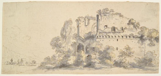 Italian Landscape with Ruins