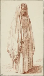 A Woman in Russian Dress