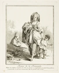 Return Walk, plate four from Suite of Various Costumes of Northern Peoples