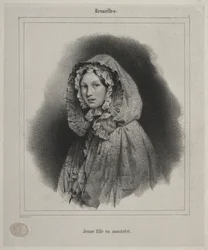 Brussels: Young Girl in a Cape