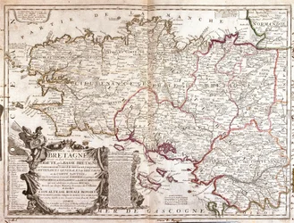 Map of Brittany