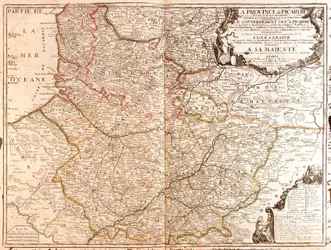 Map of Picardy (France)