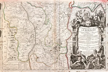 Map of the Lyonnais