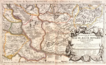 Map of the Oriental Part of the Kingdom of Hungary