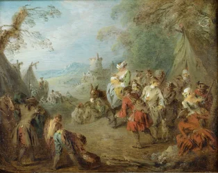 Encampment Soldiers Halt