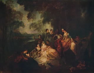 Fête Champêtre, c1722