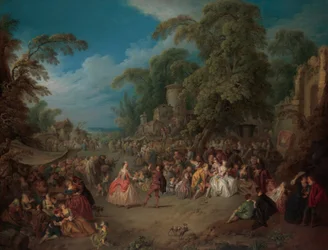 The Fair at Bezons, ca. 1733