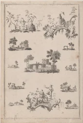 Chinoiserie Ornaments, ca. 1770