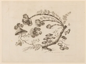 Flower Boughs, from "Collection of Different Fantasy Flowers in the Chinese Taste"