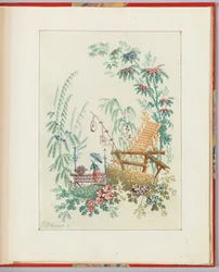 Ornamental Design from "Nouvelle suite de cahiers arabesques chinois a l