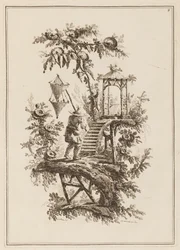 Plate 4, "Suite of Twelve Fishermen and Hunters"