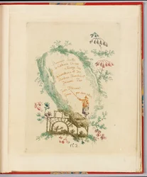 Title page, Plate 1 from "Nouvelle suite de cahiers chinois a l
