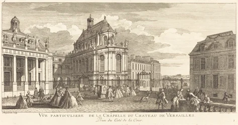 Particular View of the Chapel of the Chateau de Versailles