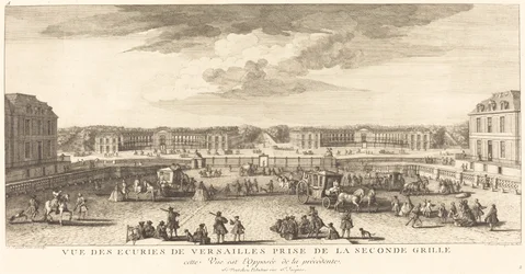 View of the Stables of Versailles Taken from the Second Gate