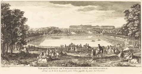 View of the Palace of Versailles from the Orangery Side