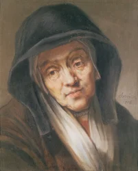 Copy of a Portrait by Rembrandt of His Mother, 1776