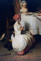 Le Benedicite, (detail)
