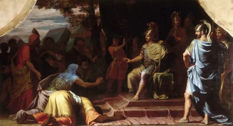 Alexander the Great Receiving the News of the Death by Immolation of the Gymnosophist Calanus