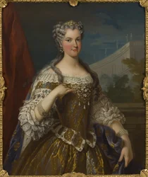 Portrait of Marie Leszczynska, Queen of France