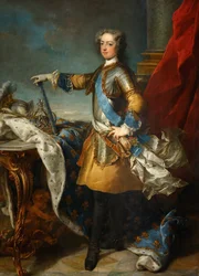Portrait of King Louis XV 1710-1774, ca 1723-1724
