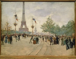 Entrance to the Universal Exhibition in Paris