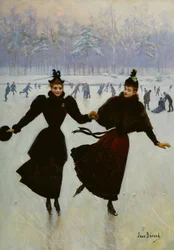 The Skaters, c. 1890