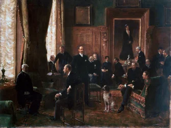 The Salon of the Countess Potocka
